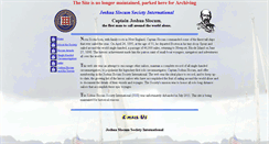 Desktop Screenshot of joshuaslocumsocietyintl.org